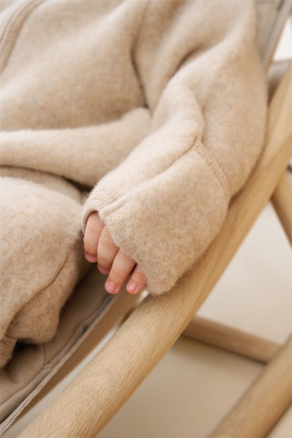 Pram Suit Ears Wool fleece